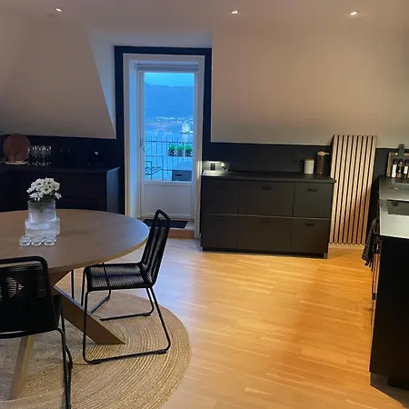 Moderne Med Stor Terrasse I Sentrum Lägenhet